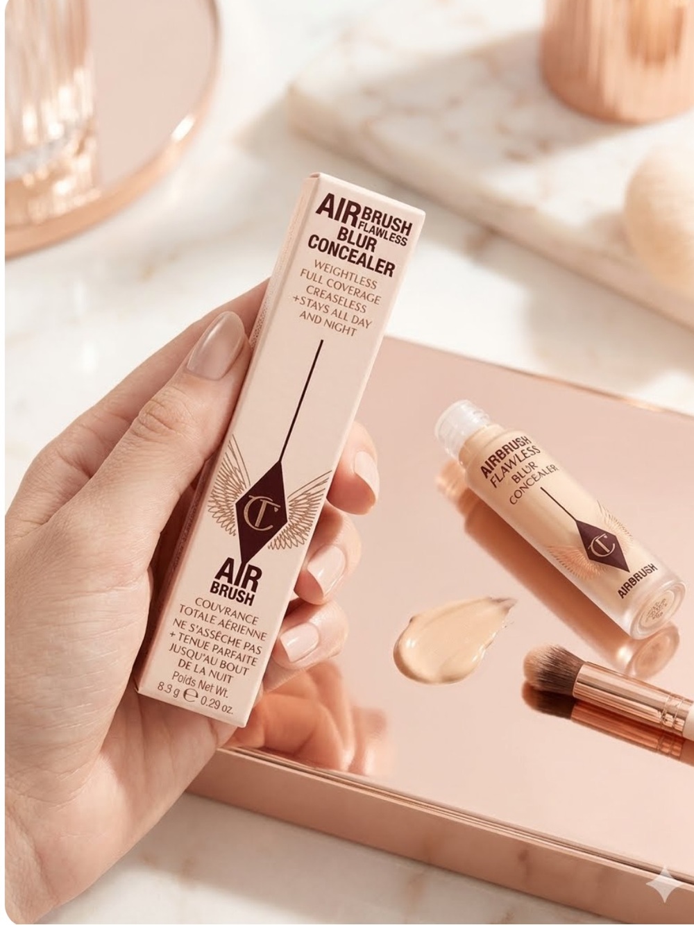 Charlotte Tilbury Airbrush Flawless Blur Concealer - color 3.5